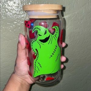 Oogie Boogie Glass Can
